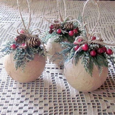 30 DIY Rustic Christmas Ornaments Ideas Moco Choco