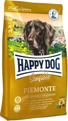 Happy Dog Sensible Piemonte Утка, морская рыба и сладкий каштан / 60578 ...