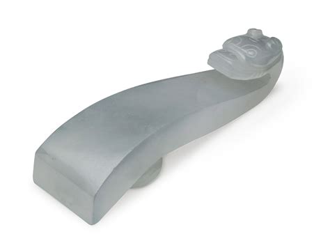 A Jadeite Belt Hook Christies