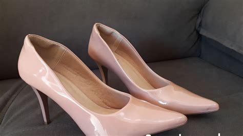 Scarpin Nude Sapato Feminino Des Yara Usado Enjoei