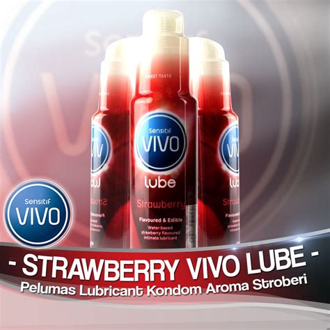 Jual Pelicin Wanita Vagina Pelumas Berbahan Air Gel Lubricant Aroma Buah Strawberry Licin Lancar