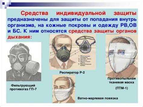 Простейшие средства защиты органов дыхания, респиратор Р – 2, правила ...