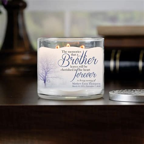 Personalized Memorial Candles Remembrance Candles