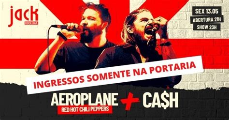 Sexta Jack Aeroplane Red Hot Chili Peppers Ca H Em Belo Horizonte Sympla