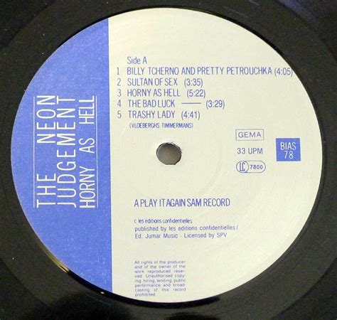 Neon Judgements Bold And Provocative Album Horny As Hell A New Wave Classic From Belgium