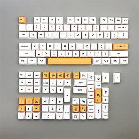 125 Klawiszy PBT Keycap XDA Bardzo Profil Spersonalizowany Angielski