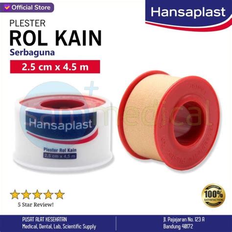 Jual Hansaplast Plester Roll Kain 25cm X 45m Di Seller Sam Medical