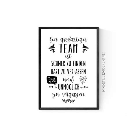 Abschiedsgeschenk Team Abschied Vom Team Kollegen Poster Druck