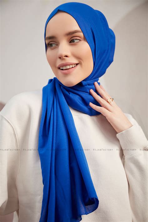 Silky Plain Sky Blue Hijab Hijab