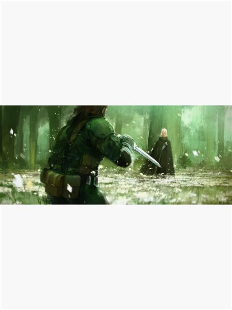 Boss And Naked Snake Art Inspired Tactical Espionage Action Metal Gear Solid Poster For Sale
