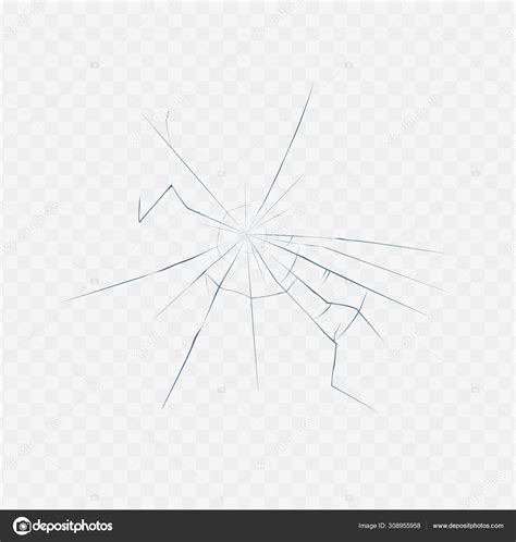 Broken Glass Texture Vector