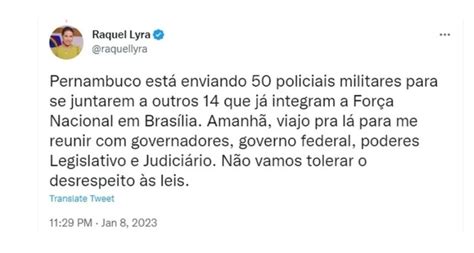 Pernambuco Envia Policiais Militares Para Refor Ar Seguran A De