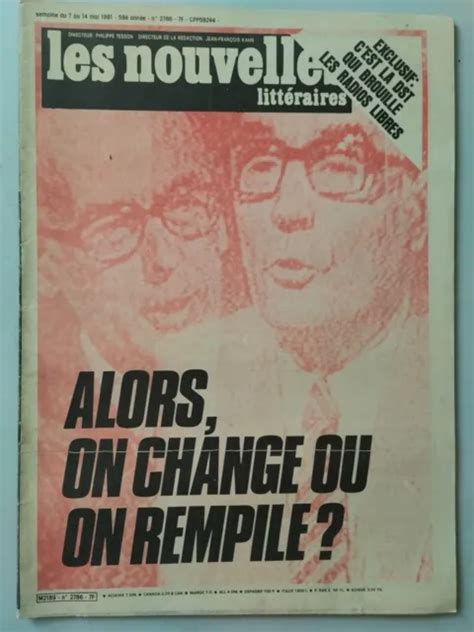 Les Nouvelles LittÉraires Du 751981 La Dst Et Les Radios Libres