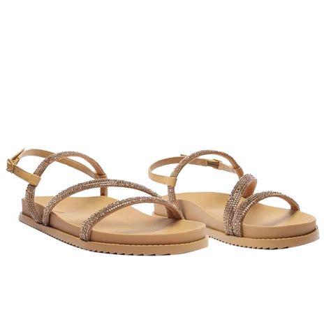 Sand Lia Anacapri Papete Nude Tr S Tiras Glam