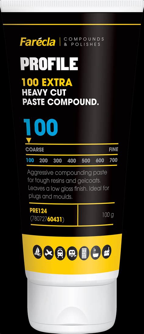 Farecla Profile 100 Extra Paste Compound 100Grams - Seaware