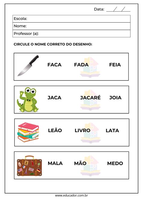 Palavrinhas Para Ler 1 Ano - 5