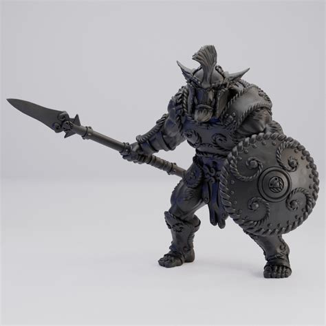 Hot Goblin グレートゴブリンA ミニチュア ホットゴブリン 槍と盾