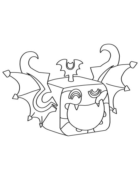 Colouring Page Shadow Blox Fruit Coloringpageca