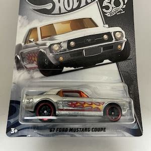 Hot Wheels Ford Mustang Coupe Zamac Th Anniversary Edition Birthday Gift Miniature Model
