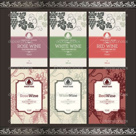 Blank Wine Label Template – CC Alcala Norte