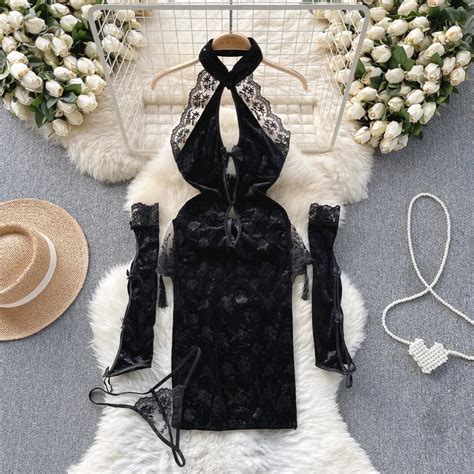 Wholesale Women S Cute Sexy Sweet Lace Sexy Lingerie Co Ord Set Cosplay Lace See Through
