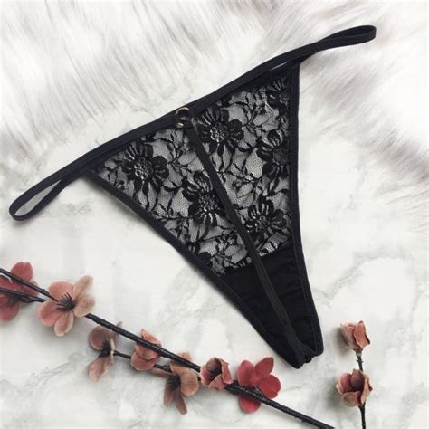 Lingerie Letters Espresso Thong Women S Underwear Online