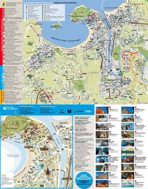 San Sebastián tourist attractions map