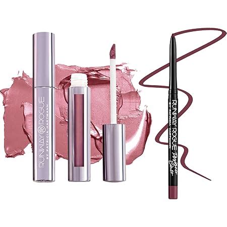 Amazon Runway Rogue Soft Box Nude Pink Pearl Glam Shimmer Long Wear Liquid Lipstick