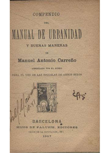 Sebo Do Messias Livro Compendio Del Manual De Urbanidad Y Buenas Maneras