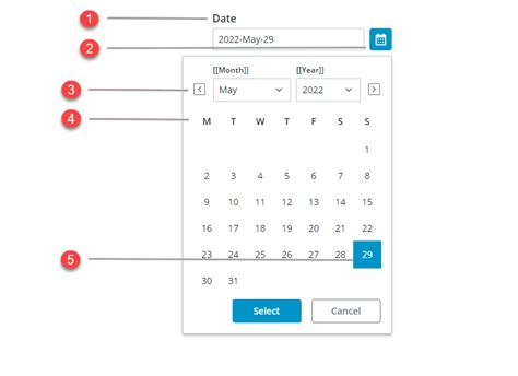 Date Time Picker Widget Themable