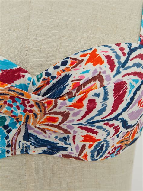 Kari Ik Desteksiz Desenli Kad N Bikini St S Af Z F C Lcw