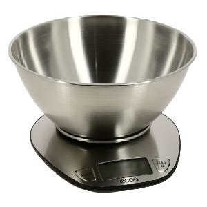 Весы кухонные с чашей ECON, металл, максимальный вес 5 кг., объём ...
