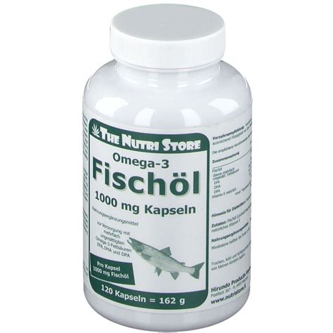 Omega 3 Fischöl 1000 Mg Kapseln 120 St Shop Apotheke