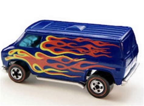 Custom Hot Wheels Van With Flames