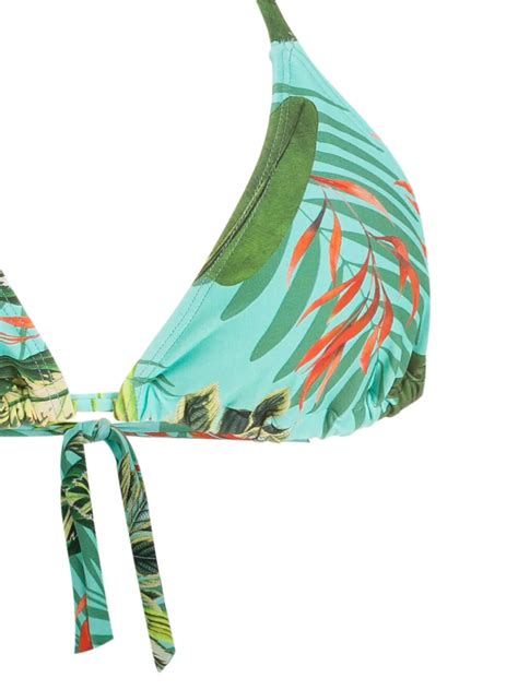 Lygia Nanny Iasmin Tropical Print Bikini Top Farfetch