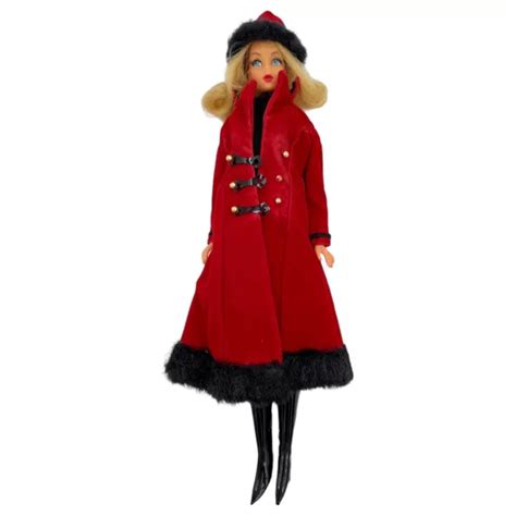 Blonde Marlo Flip Tnt Japan Barbie Magnificent Midi Coat Dress Hat Boots