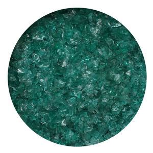 8 5 Oz Teal Green Transparent Medium Frit 96 COE