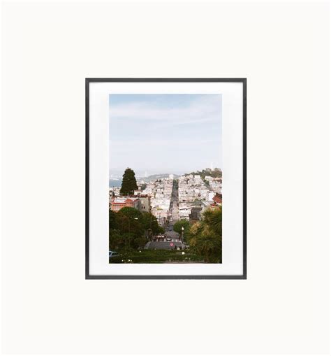 Lombard Street Landscape Print Downloadable Prints Printable Wall