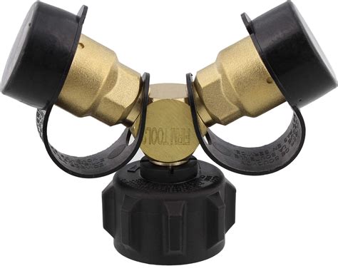 Amazon Hooshing Propane Tank Adapter Brass Propane Y Splitter 2