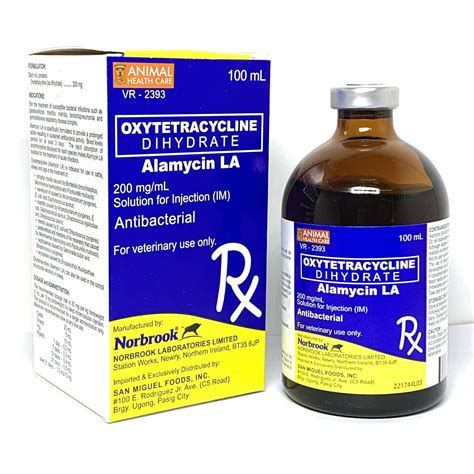 Fcr Agrivet Alamycin La Antibacterial 200mg 100ml Poultry Supplies