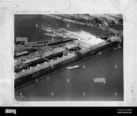 Alabama - Muscle Shoals, Aerial Photograph Stock Photo - Alamy