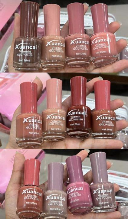 Pack Of Nude Permanent Nail Polish Light Amazing Colors Series For Beautifull Girl Daraz Pk