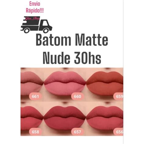 Batom L Quido Matte Nude H Max Love Shopee Brasil
