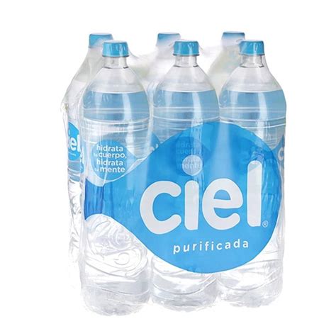 Agua Ciel 6 Botellas De 1 5 L C U Walmart