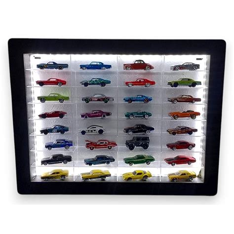Prateleira Para Carrinho Hot Wheels Led Luminoso Mdf Carrinhos Shopee Brasil