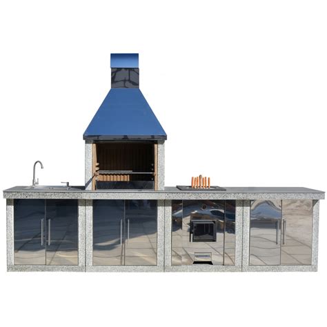 Барбекю із бетону | Бетонний мангал | Альтанка мангал-барбекю | Серія ...