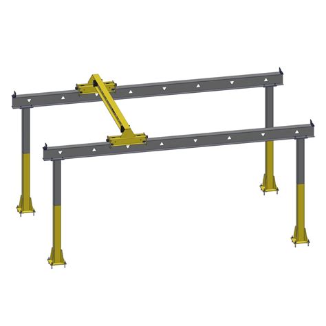 Pwi Ultra Lite Freestanding Bridge Crane Hoist Zone