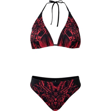 KILLSTAR Beast Babe 2 Piece Swimsuit BOUDOIR NOIR