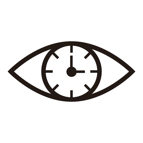 Clock Eye Icon 48839446 Vector Art At Vecteezy