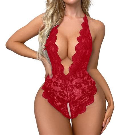 Sngxgn Sexy Floral Lace Pajamas Lingerie Set High Waist Sleepwear Bra And Panty Nightwear Rd
